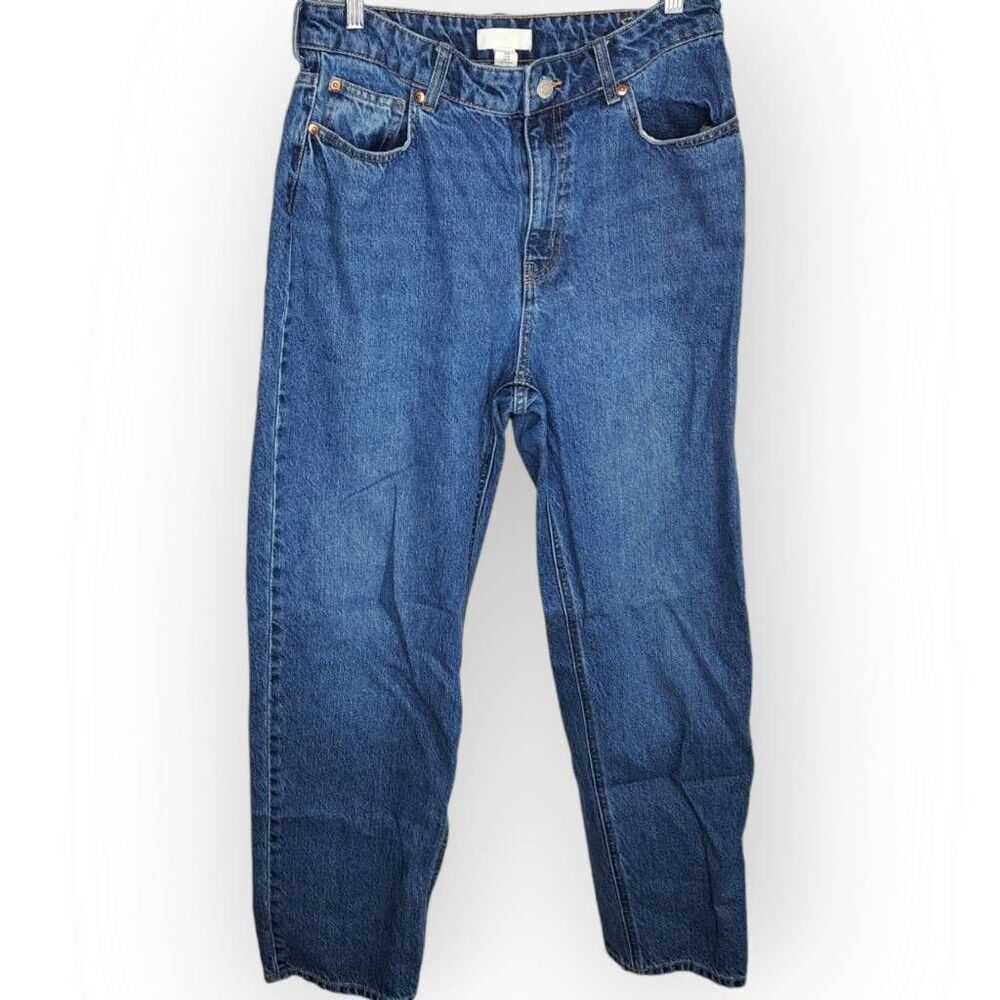 H&M Women's Mom Jeans in True Blue Wash size 10